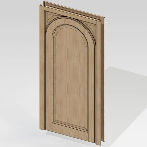 Дверной блок 005 (Каталог 3D-Уроки по SolidWorks)