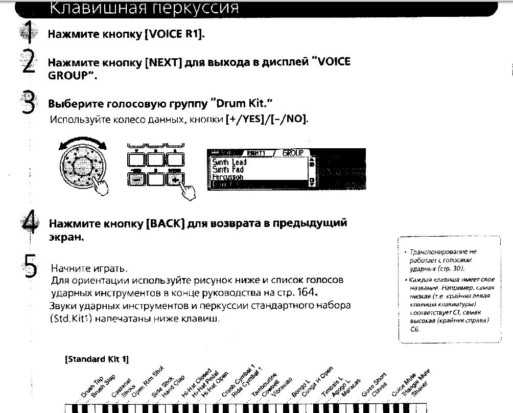 Инструкция синтезатора Yamaha PSR-640_PSR-740 на рус.