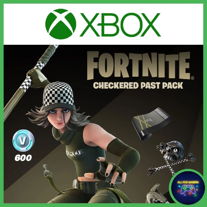 🟣🔝Fortnite: Checkered Past Pack+600 VB XBOX/PC Key🔑