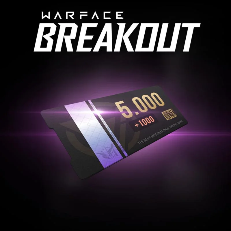 Warface Breakout 6000 Монет XBOX one Series Xs