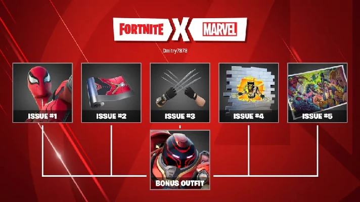 🤖Fortnite x Marvel: Iron Man Zero Skin Collection🤖