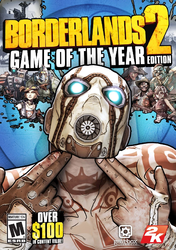 BORDERLANDS 2: GAME OF THE YEAR GOTY (STEAM) +GIFT