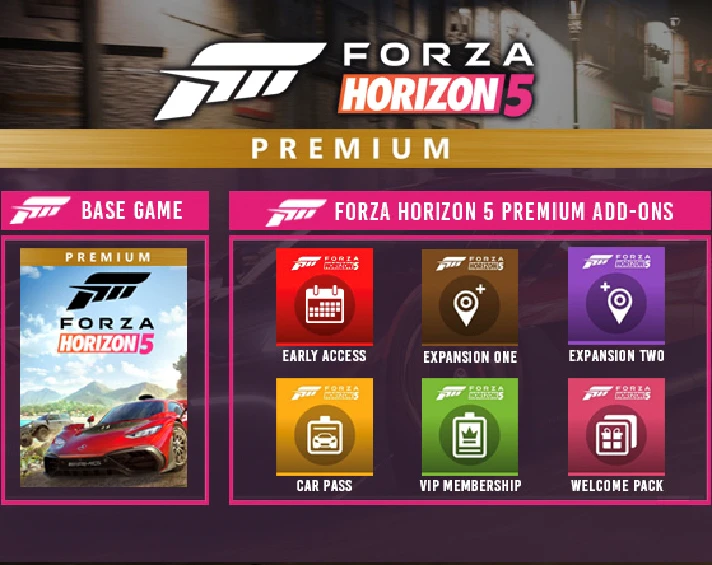 FORZA HORIZON 5: PREMIUM EDITION XBOX-WIN10,11🔑KEY