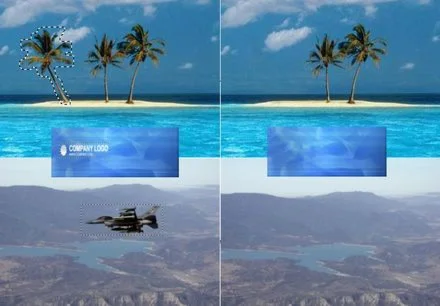 Удаление с фотографий различных объектов и мусора