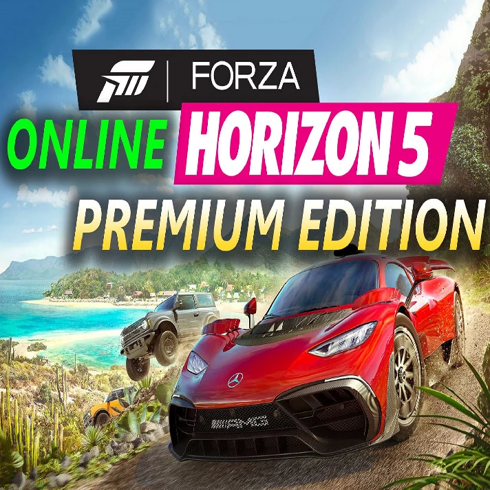 💻FORZA HORIZON 5 PREMIUM +FH4 ULT✅ONLINE✅DLC✅Game Pass