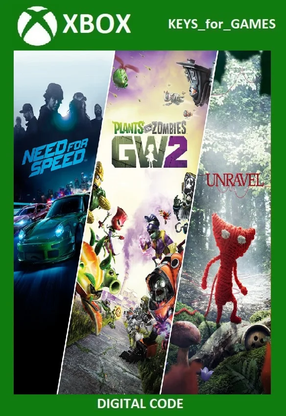 EA Family BUNDLE (Need For Speed + 2 GAMES) XBOX 