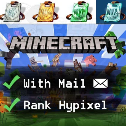 ️Minecraft Java с  +Плащ (VIP, MVP+) Hypixel Ranks