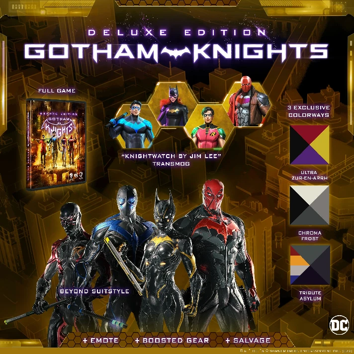 🔥 GOTHAM KNIGHTS DELUXE + BATMAN COLLECTION - (STEAM )