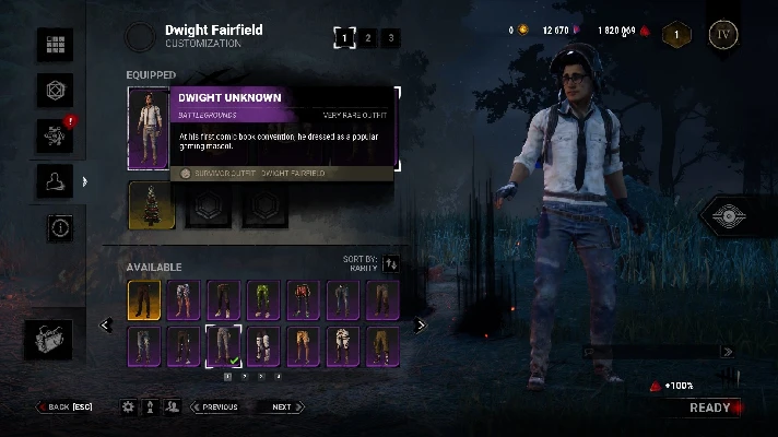 ❓DBD: Dwight Fairfield - Unknown Dwight + 2 gifts🎁