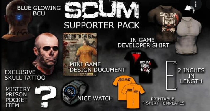 SCUM ; 3 DLS pack ⭐ STEAM ⭐