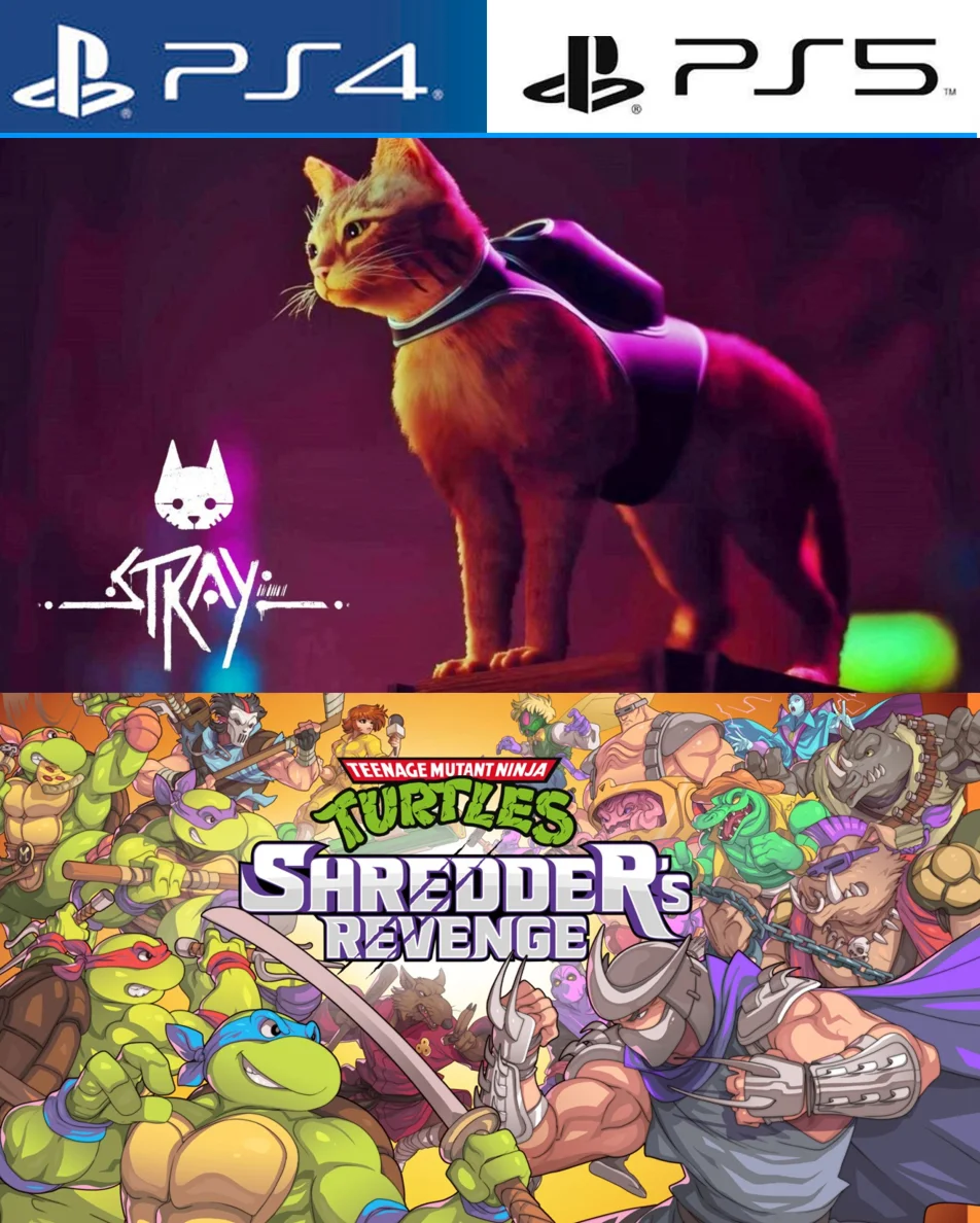 Stray + Mutant Ninja (PS4/PS5/RU) Аренда от 5 дней