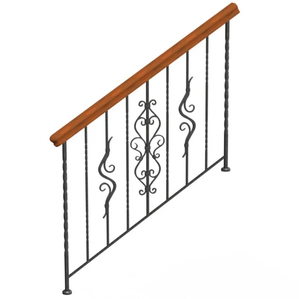 Ограждение кованое 002 (Каталог 3D.Уроки по SolidWorks)