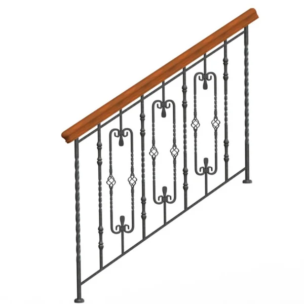 Ограждение кованое 003 (Каталог 3D.Уроки по SolidWorks)