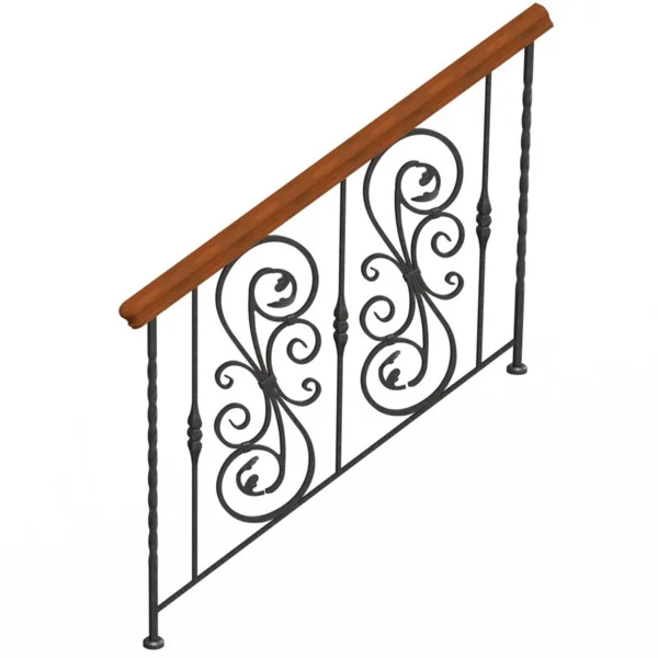 Ограждение кованое 004 (Каталог 3D.Уроки по SolidWorks)