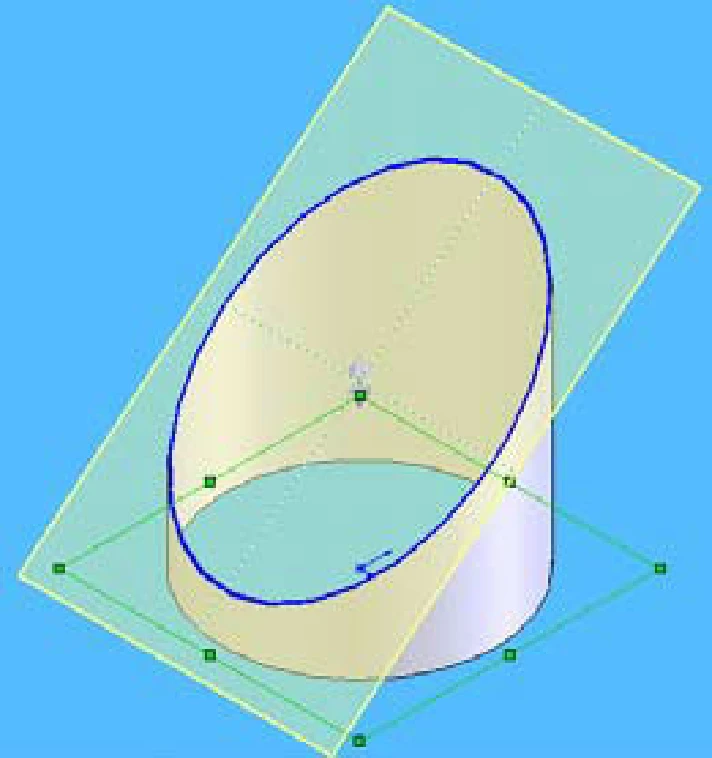 Cylinder cross-section with a possibility of printing