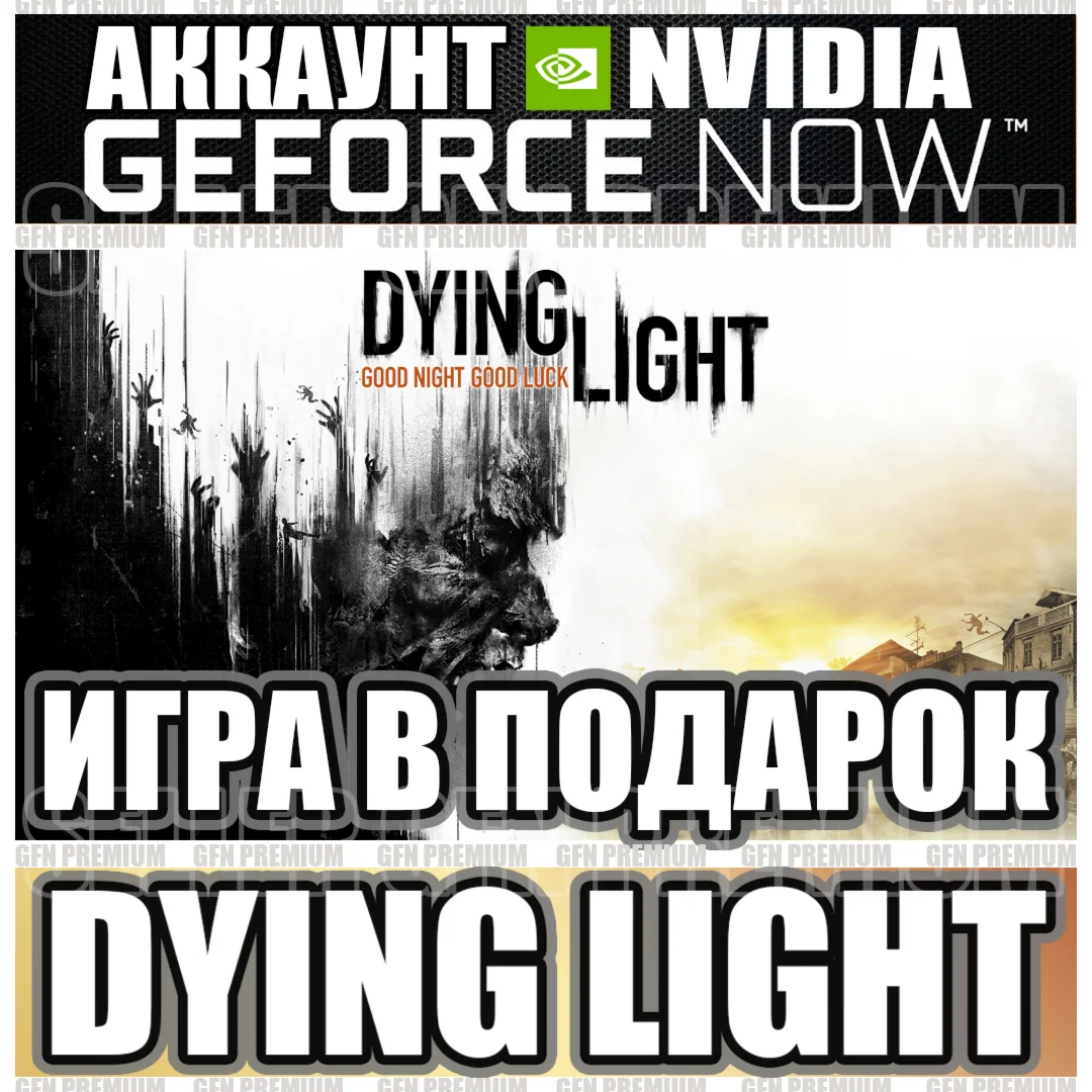 ⭕️ DYING LIGHT +   Аккаунт Geforce Now  GFN EU