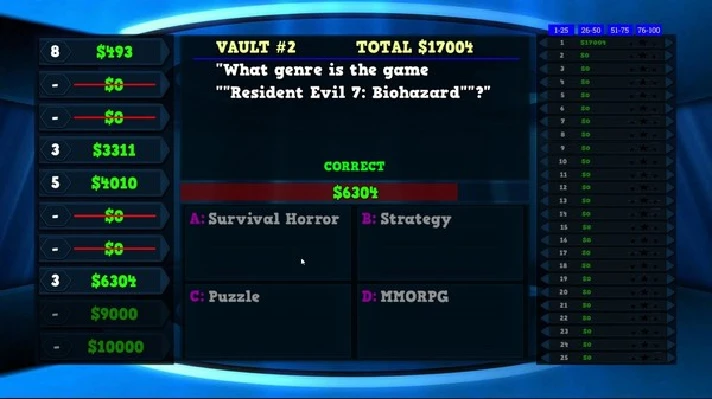 Trivia Vault Video Game Trivia STEAM KEY GLOBAL ROW