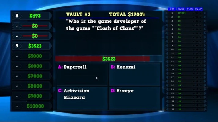 Trivia Vault Video Game Trivia STEAM KEY GLOBAL ROW