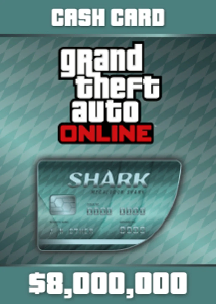 GTA 5  ✅ Megalodon Shark Cash Card⭐️ Social Club