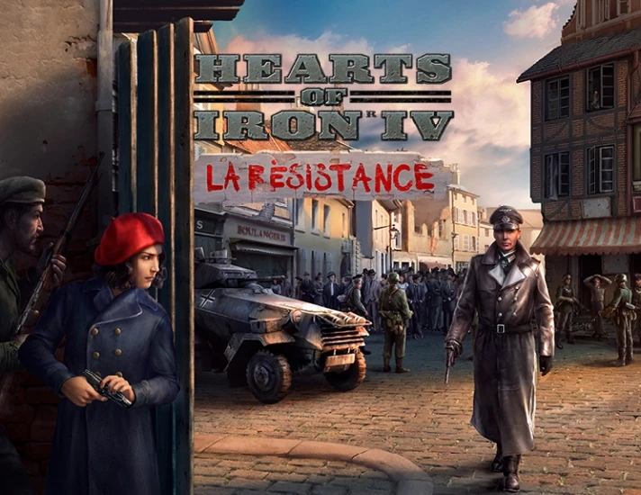 Hearts of Iron IV La Resistance DLC (steam key)