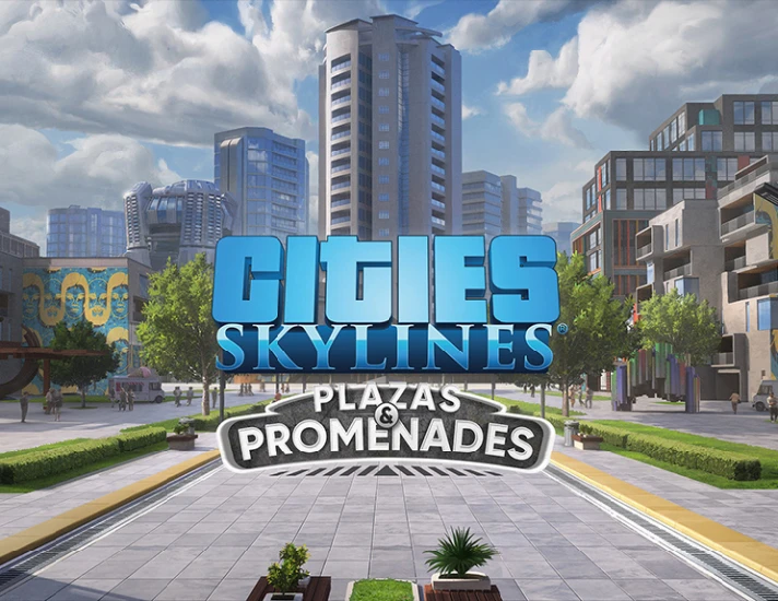 Cities Skylines Plazas Promenades DLC (steam)