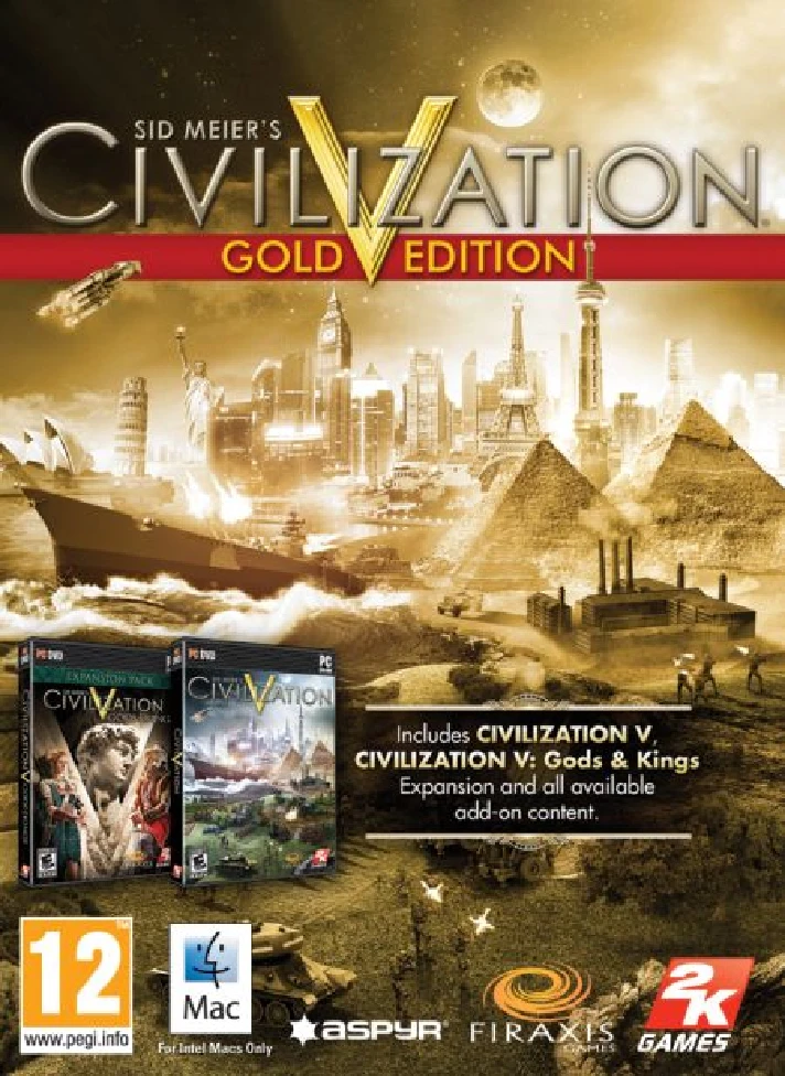 CIVILIZATION V GOLD EDITION / ENGLISH / STEAM / GLOBAL