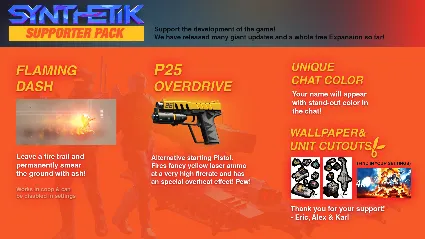 SYNTHETIK - Supporter Pack STEAM•RU ⚡ ️АВТОДОСТАВКА 💳 0%