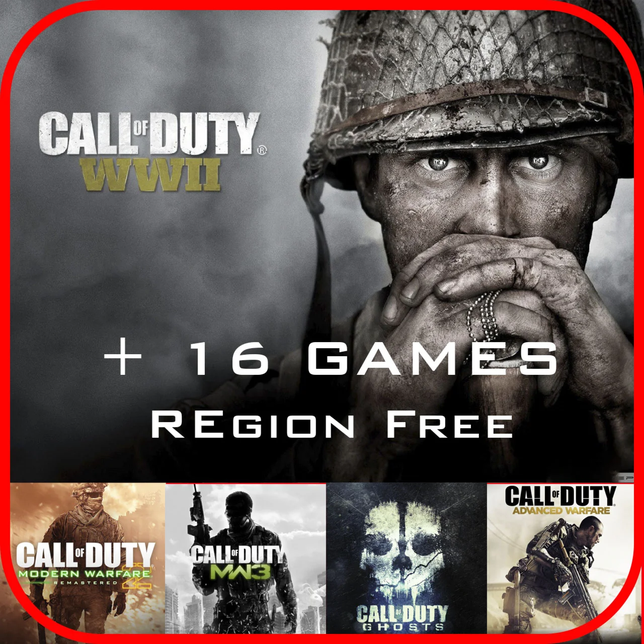 Call of Duty WWII ️16 хитовых игрБез Steam Guard GFN