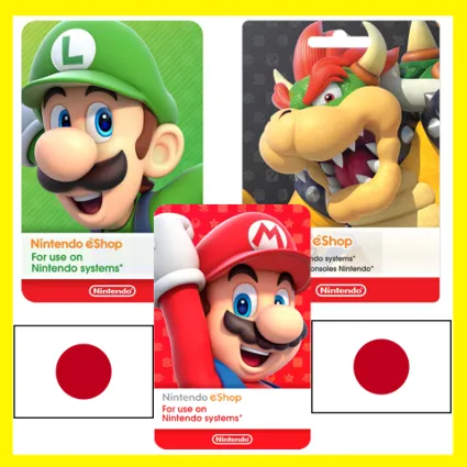 НИНТЕНДО Подарочная Карта ЯПОНИЯ JPY Nintendo eShop Gift Card JAPAN YEN ПОПОЛНЕНИЕ