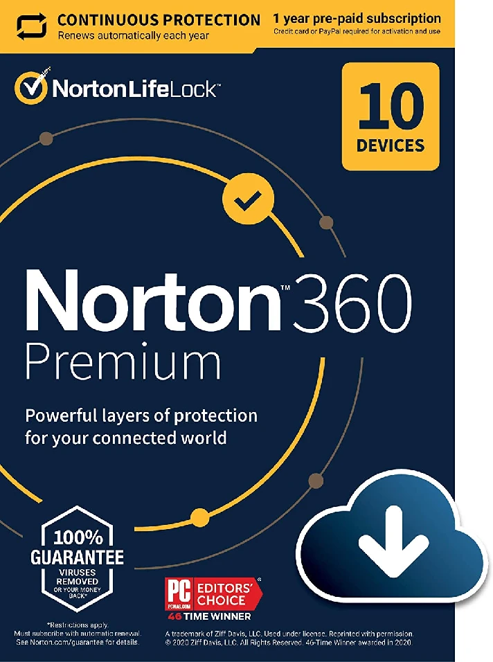 Norton 360 Premium 10 devices/ to May 04,2026