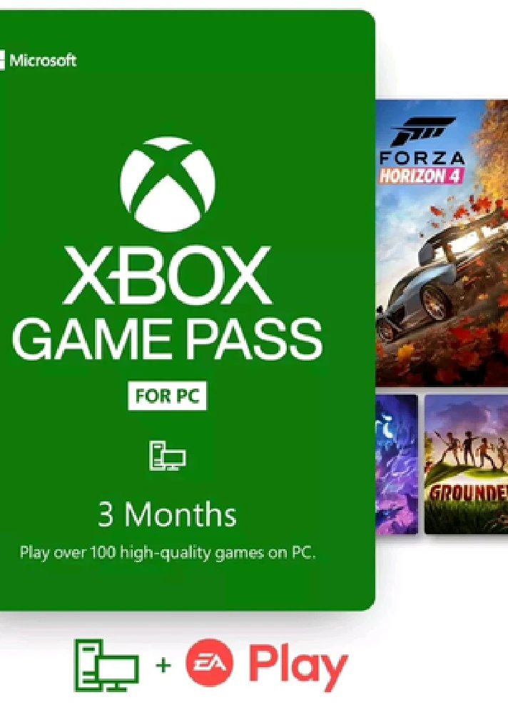 Xbox Game Pass for PC 3 months TRIAL + EA ✅ GLOBAL + 🎁