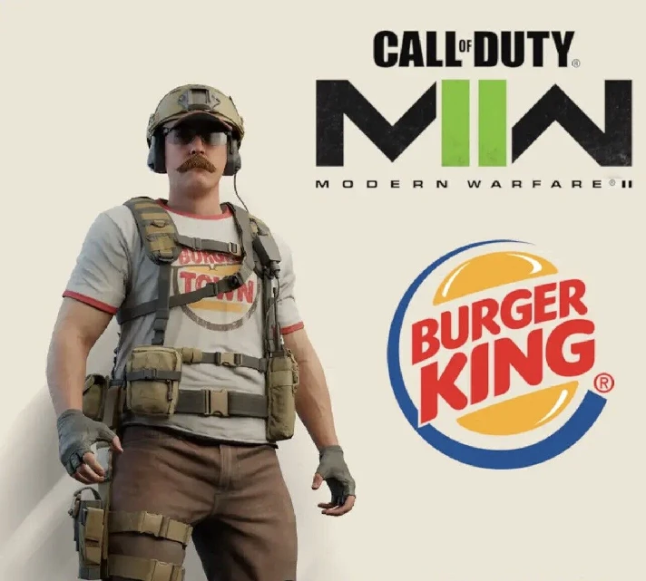 COD MW2: Burger Town Operator Skin + 2XP | Gift 🎁