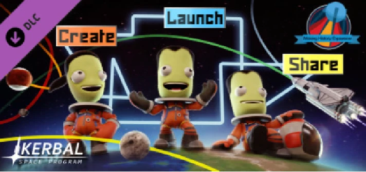 DLC Kerbal Space Program: Making History STEAM KEY ROW