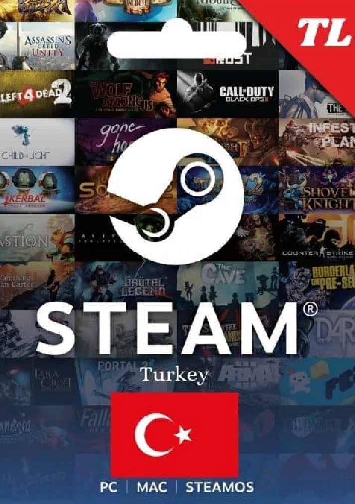 ✅AUTO DELIVERY💎STEAM 20-1000 TL GIFT CARD💎