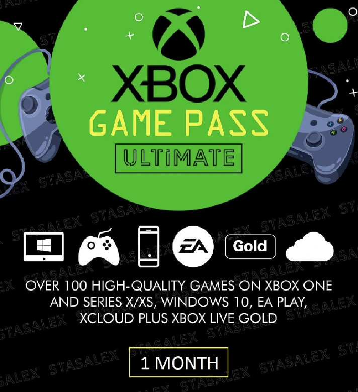 🟢🔥XBOX GAME PASS ULTIMATE 1MONTH+RENEWAL+CARD US🔥🟢