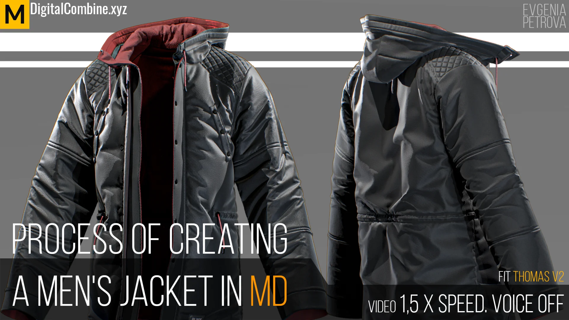 The process of creating a men's jacket in Marvelous des