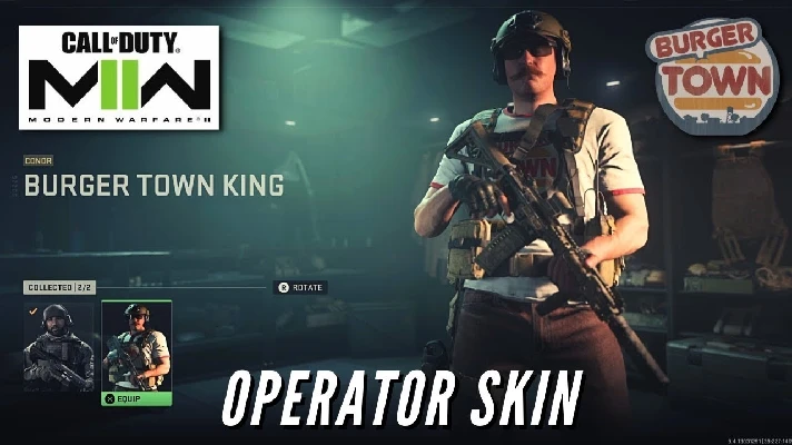 Burger Town Operator Skin  🍔 COD MW II