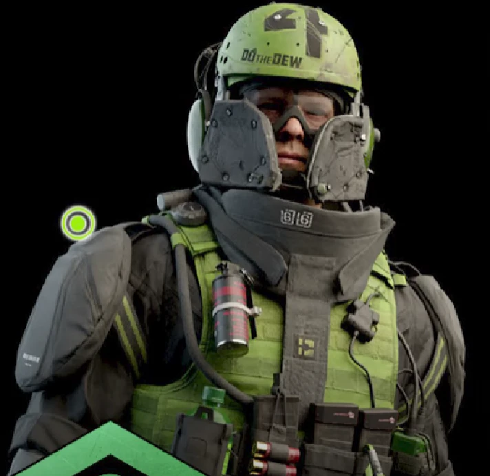 Mountain DEW Operator Skin CALL OF DUTY MW 2 IN-GAME