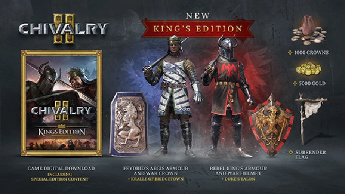 Chivalry 2-King´s Edition Content DLC Steam CD Key ROW