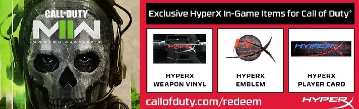 💎EXCLUSIVE💎 HyperX set in CoD MW II💥CODE💥+BK Skin🎁