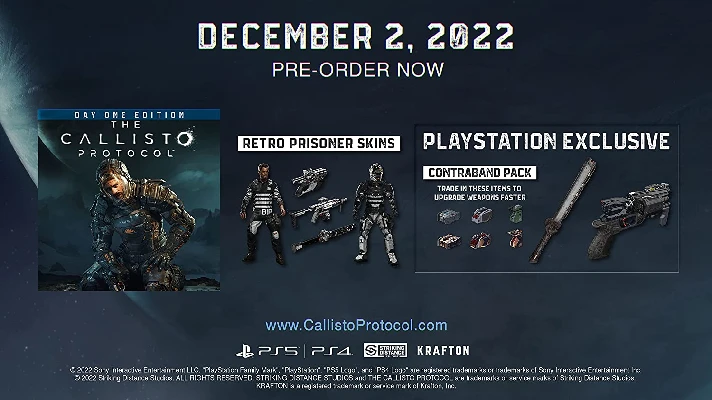 The Callisto Protocol. Deluxe + DLC (PS4/PS5)🔥OFFLINE