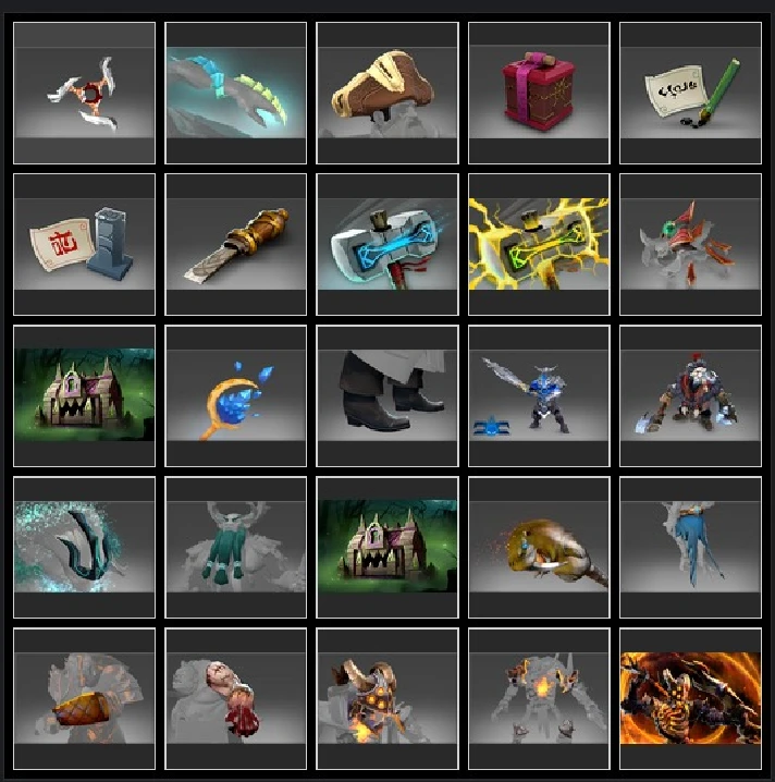 Dota 2 account with items 3000 hours