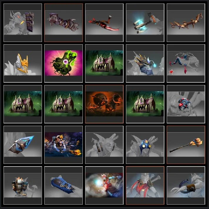 Dota 2 account with items 3000 hours