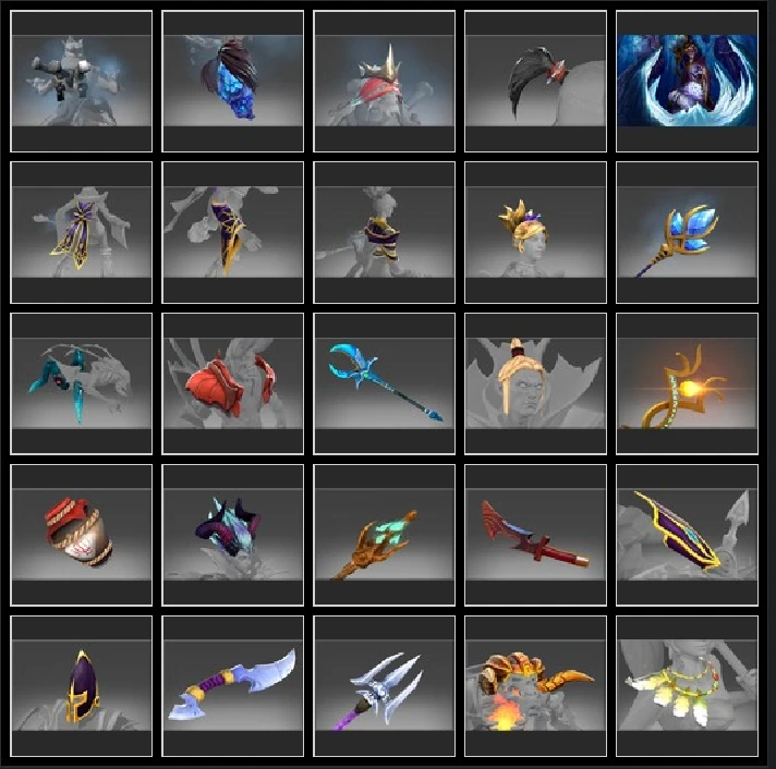 Dota 2 account with items 3000 hours