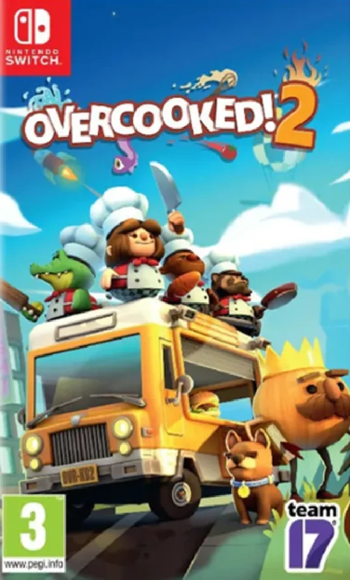 ✅Overcooked! 2 ⭐Nintendo Switch\Europe\Key⭐ + Bonus