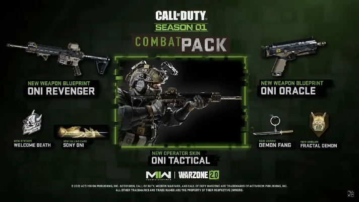 🥷🏻FOR PC🥷🏻 ONI Phantom Combat Pack - COD MW 2