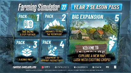 Farming Simulator 22 - Year 2 Season Pass АВТОДОСТАВКА STEAM РОССИЯ