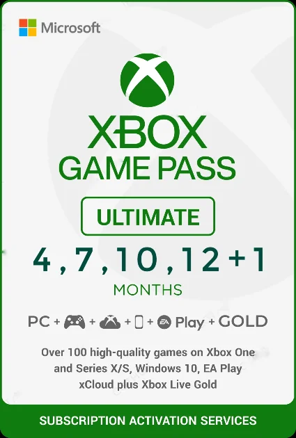 XBOX Game Pass Ultimate 2 месяцев для любой у