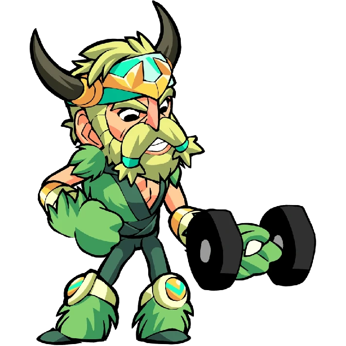 Brawlhalla. Dumbbell Curls Emote