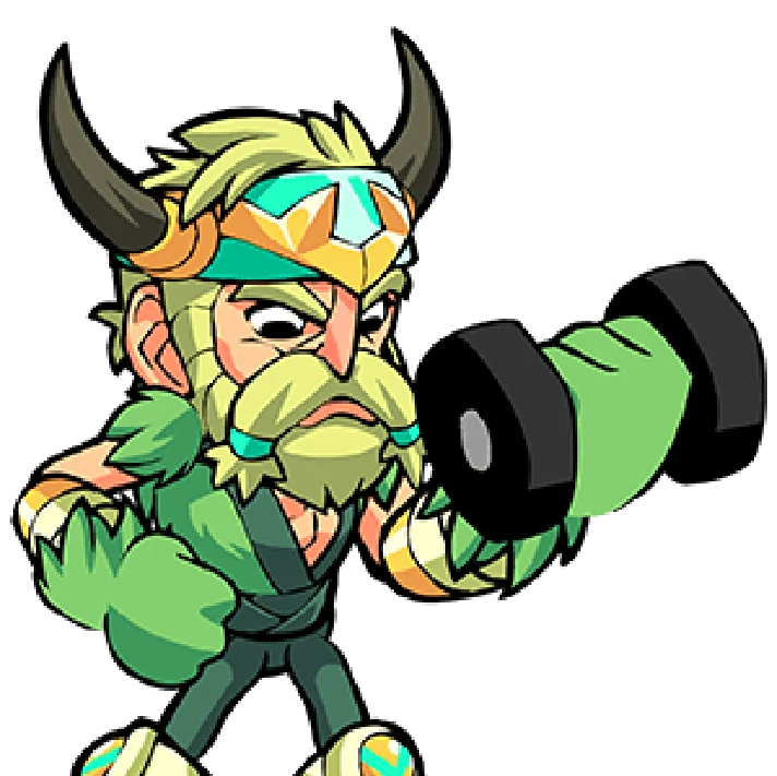 Brawlhalla. Dumbbell Curls Emote